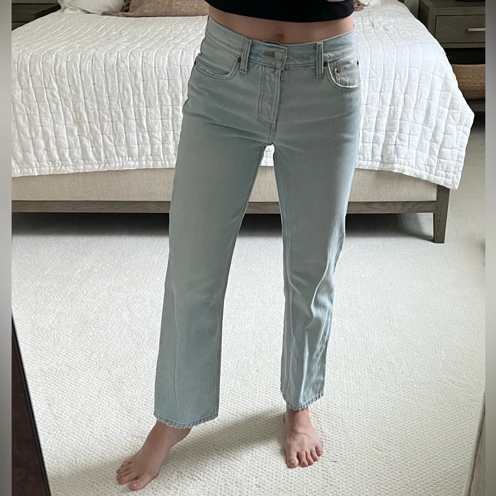 Redone Light Blue Women's Jeans - Picture 7 of 7